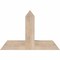 Ekena Millwork Portland Smooth Timber Gable Bracket, Douglas Fir, 36"W x 24"H x 5 1/2"D x 5 1/2"F, 16/12 Pitch GBW036X24X0606POR00SDF - alternate 1